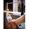 APS botella de vidrio 0,55L con tapón de rosca de acero inoxidable 66907