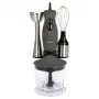 Bomann Batidora de mano con varilla de acero inoxidable, 400 W, 2 velocidades, batidor, picadora (660551)