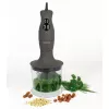 Bomann Batidora de mano con varilla de acero inoxidable, 400 W, 2 velocidades, batidor, picadora (660551)