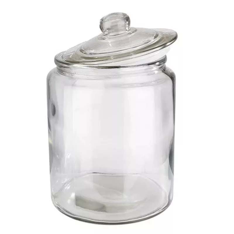 APS CLASSIC Tarro de vidrio para conservas de 6,0 litros con tapa de vidrio y junta 82253