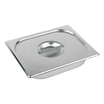 APS GN 1/2 Tapa 325 x 265 x 35 mm acero inoxidable, sin hueco para cuchara, apta para lavavajillas – 1 ud. (81295)