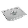 APS GN 1/2 Tapa 325 x 265 x 35 mm acero inoxidable, sin hueco para cuchara, apta para lavavajillas – 1 ud. (81295)