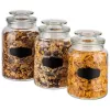 APS Tarro de conservas 1,5L vidrio con tapa de vidrio y junta de silicona 82267