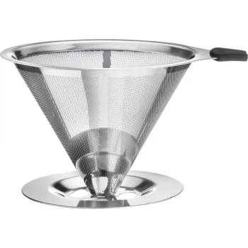WESTMARK Brasilia Filtro de café permanente talla 4, malla de acero inoxidable, negro 24502260