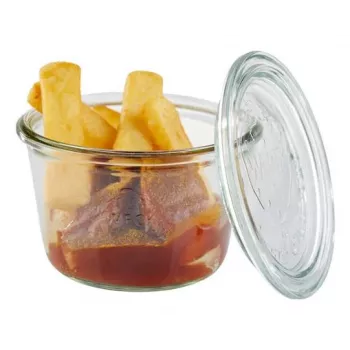 APS Tarro de conserva 82346 con tapa, 370 ml, 3 uds. por pack