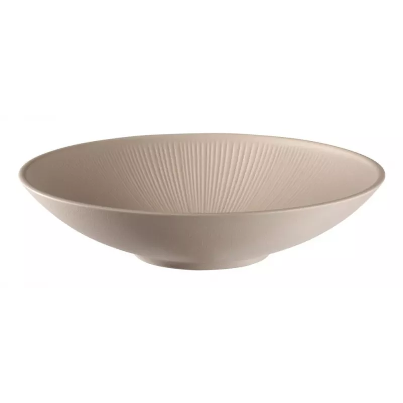 APS NERO Plato hondo 300 mm arena melamina, apilable, apto para lavavajillas, resistente al calor (1 ud.) 85415