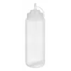 APS Botella dosificadora 1025 ml transparente polietileno con tapón de rosca y tapa - 1 ud. (93259)