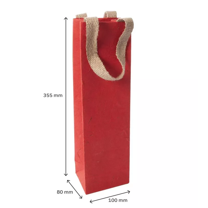 SIGEL Red Coco Bolsas de regalo de papel, 10 x 35,5 cm, pack de 5 (ET012)