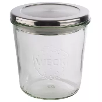 APS Tapa para tarros Weck, acero inoxidable con junta de goma, apta para lavavajillas, 1 ud. (82360)