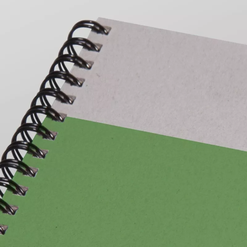 SIGEL Quicknote Impulse Green cuaderno A5 liso, verde/gris tapa blanda, 160 páginas SN800