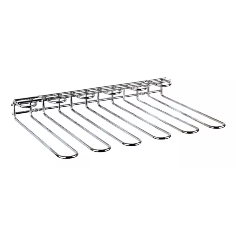 APS estante de cristal cromado para 20 vasos, montaje en pared, metal 93400