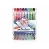 Schneider Slider Basic set de bolígrafos - 8 colores diferentes, punta extragruesa de 1,4 mm, tecnología Viscoglide, zona de agarre ergonómica engomada, clip de acero inoxidable 151298