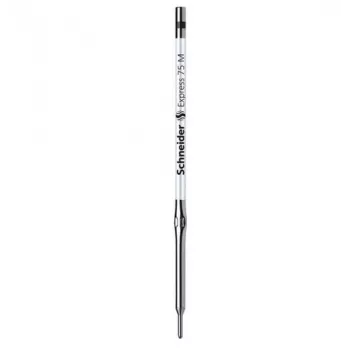 Schneider Express 75 bolígrafo – negro metálico acero inoxidable, medio 7511