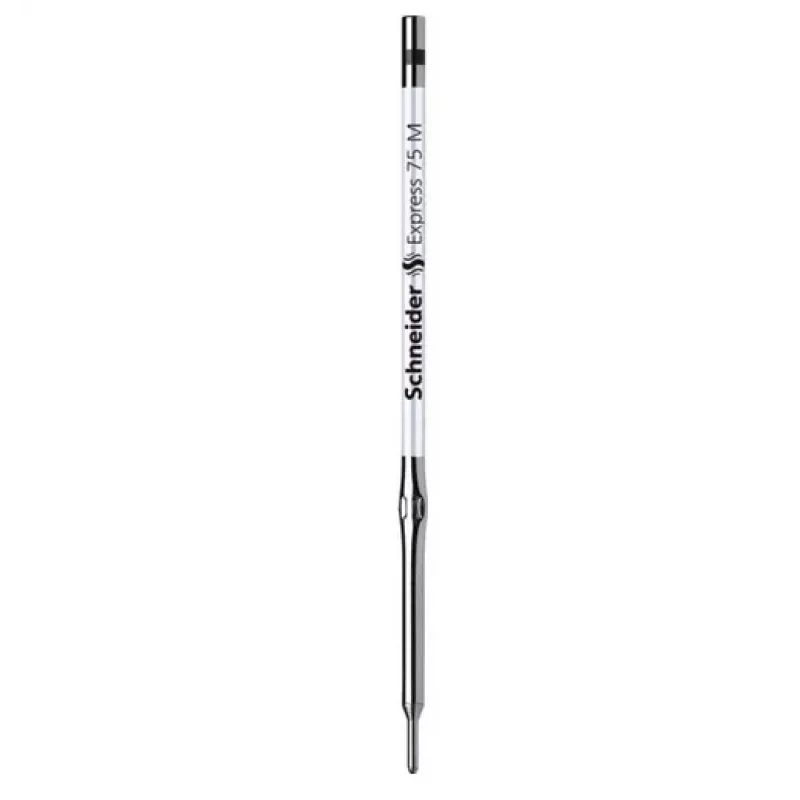 Schneider Express 75 bolígrafo – negro metálico acero inoxidable, medio 7511