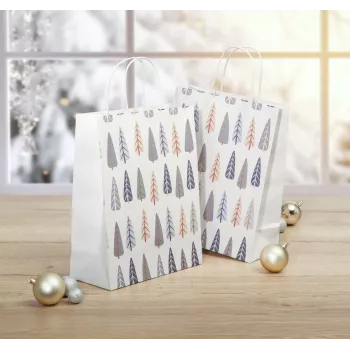 Sigel GT123 bolsas de regalo, motivo árbol de Navidad, 26 x 33 cm, set de 5