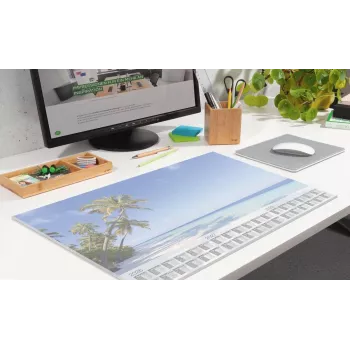Sigel H6470 tapete de escritorio de papel Palm Beach 59,5 x 41 cm 2026-2028 30 hojas