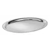 APS Bandeja de servir KAFFEEHAUS, ovalada, acero inoxidable, pulido brillante, borde replegado, 1 ud. (30117)