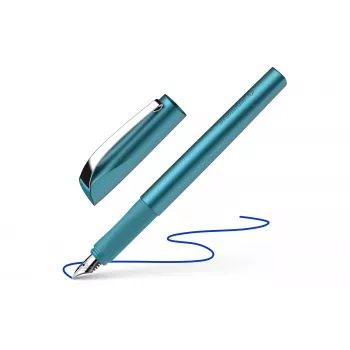 Schneider Ceod Shiny pluma estilográfica petróleo plumín mediano 50-168657