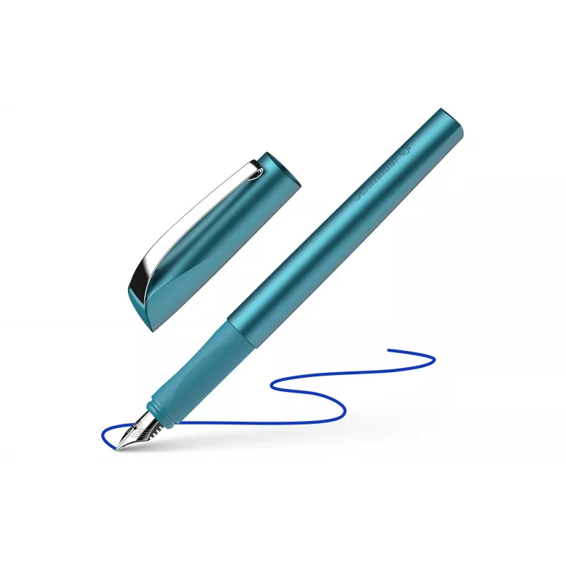 Schneider Ceod Shiny pluma estilográfica petróleo plumín mediano 50-168657
