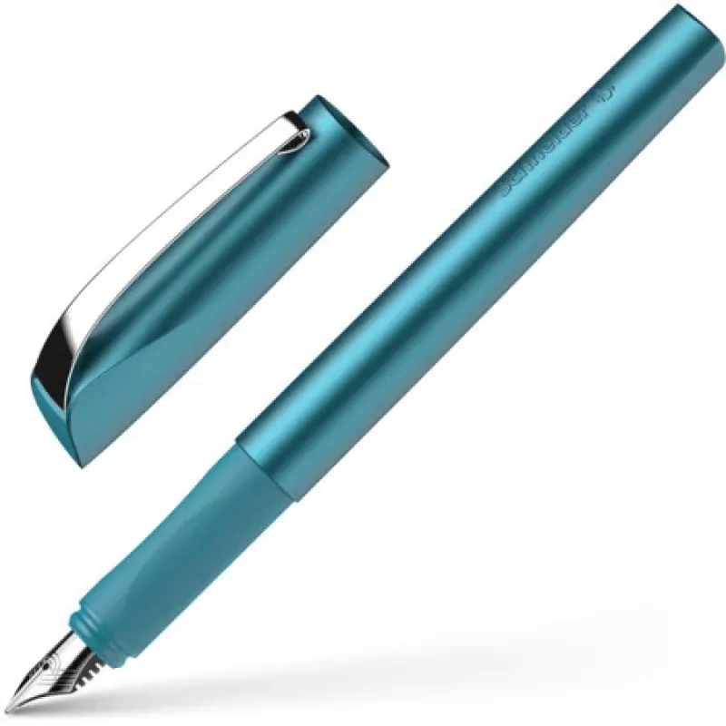Schneider Ceod Shiny pluma estilográfica petróleo plumín mediano 50-168657