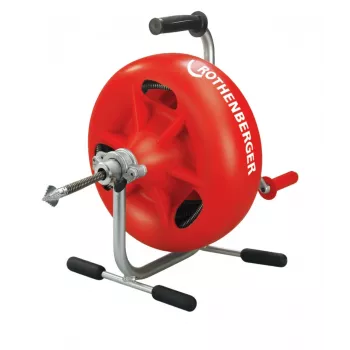 Rothenberger 72016 espiral de limpieza de tuberías 13 mm x 15 m con acoplamiento 16 mm, para tipo 3S