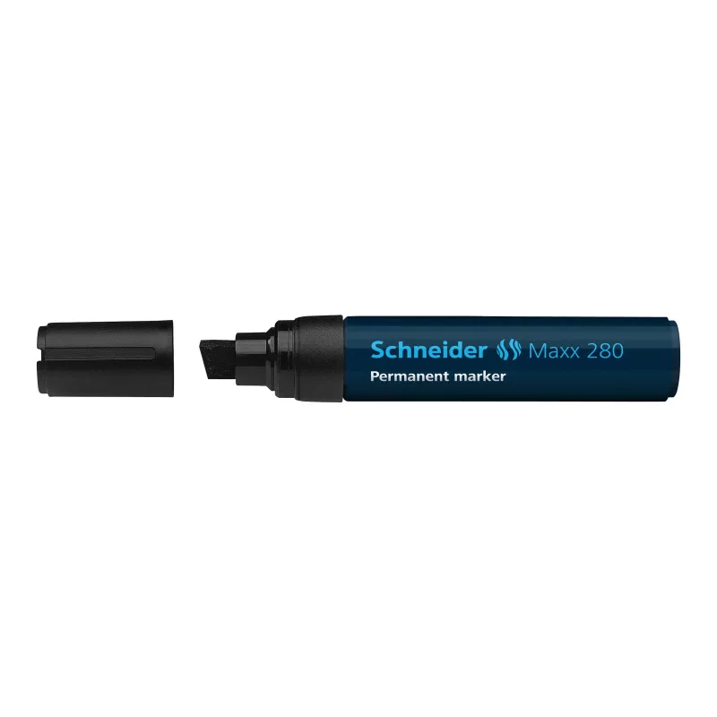 Schneider Maxx 280 Rotulador permanente punta cincel negro 128001