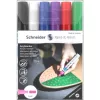 Schneider Paint-It 320 V1 Set de rotuladores acrílicos, 6 colores diferentes, punta redonda 4,0 mm 120295