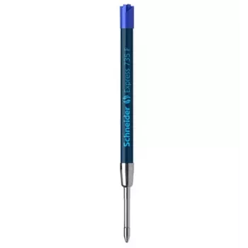 SCHNEIDER Express 735 Recambio de bolígrafo, F, azul, Plug & Play, pack de 10 (7353)