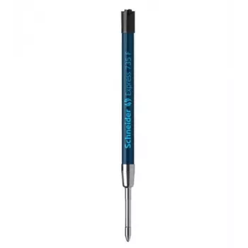 SCHNEIDER Express 735 Recambio de bolígrafo, fino, negro, estándar G2, 10 uds. 7351