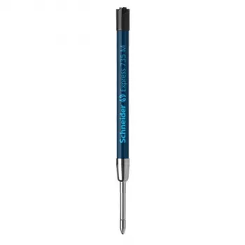 Schneider Express 735 Recambio de bolígrafo, medio, negro, estándar G2, pack de 10 7361