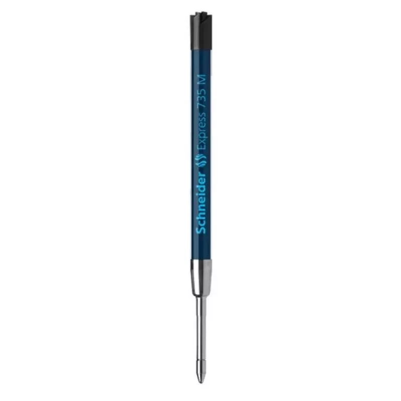 Schneider Express 735 Recambio de bolígrafo, medio, negro, estándar G2, pack de 10 7361