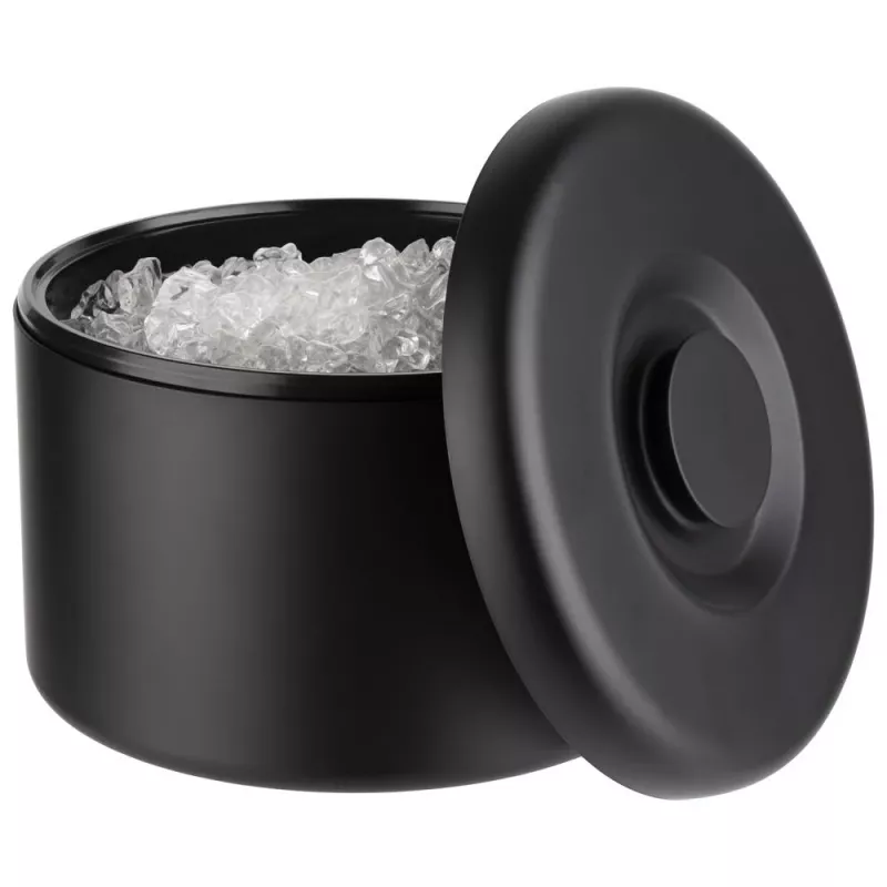 Nevera portátil APS ARCTIC 6L, carcasa de aluminio anodizado negro, interior de poliestireno 36006