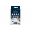 Bolígrafo Schneider Edding One Business Stick, negro/azul/verde/rojo, pack de 4 183094