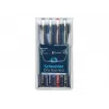 Bolígrafo Schneider Edding One Business Stick, negro/azul/verde/rojo, pack de 4 183094