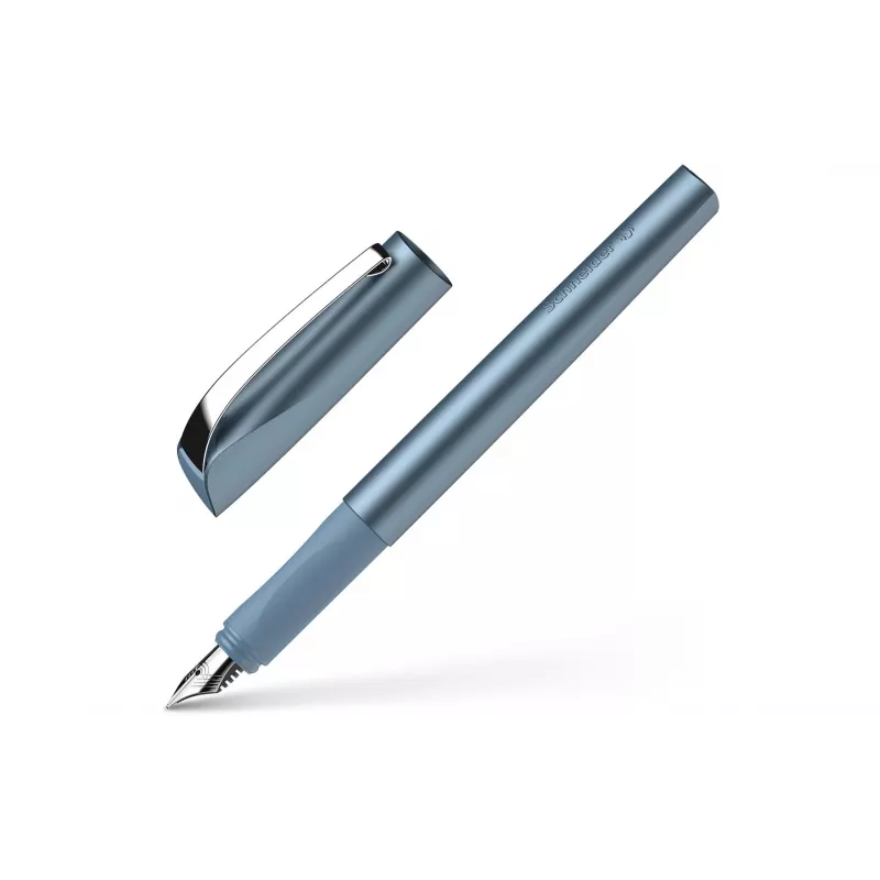 Pluma estilográfica Schneider Ceod brillante azul plumín mediano 168623
