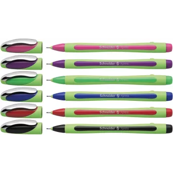 Rotulador fineliner Schneider Xpress varios colores 0,8 mm (pack de 6) 190086