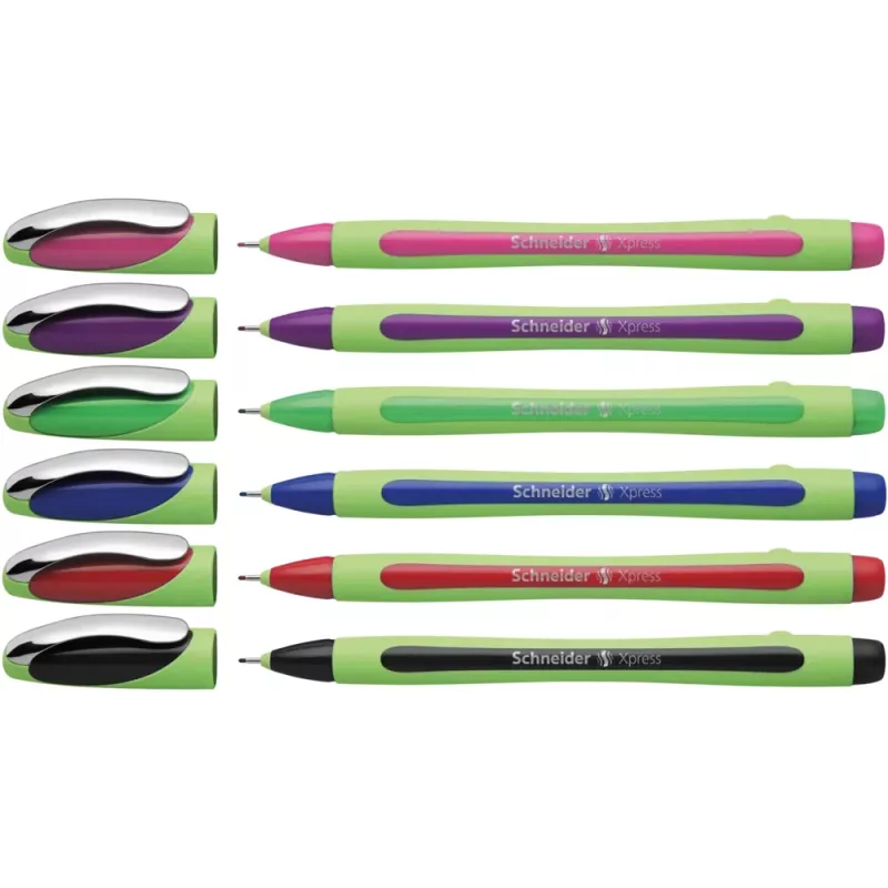 Rotulador fineliner Schneider Xpress varios colores 0,8 mm (pack de 6) 190086