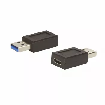 Adaptador compacto E+P CC371 USB-C conector macho USB-A a conector hembra USB-C