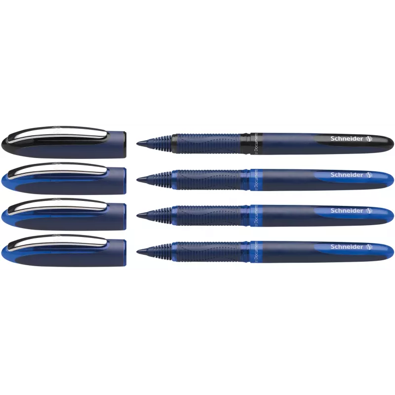 Rotulador de tinta Schneider One Business 0,6 mm azul (pack de 4) 183084