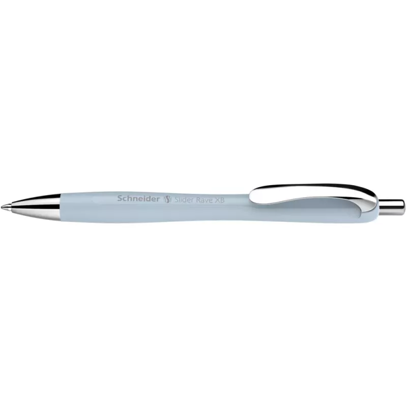 Bolígrafo Schneider Slider Rave XB, tinta azul, carcasa Arctic 132553