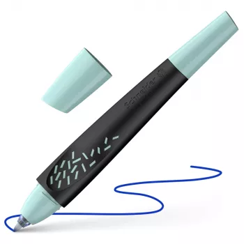 Rotulador de tinta Schneider Breeze negro-menta 0,6 mm tinta azul (188815)