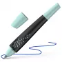 Rotulador de tinta Schneider Breeze negro-menta 0,6 mm tinta azul (188815)