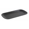 Bandeja APS NERO GN 1/3, 325 x 176 x 25 mm, melamina negra, apilable, apta para lavavajillas 85280