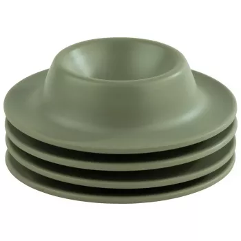 APS EGGY set de 4 hueveras, melamina verde, 85 mm de diámetro, apto para lavavajillas 85295