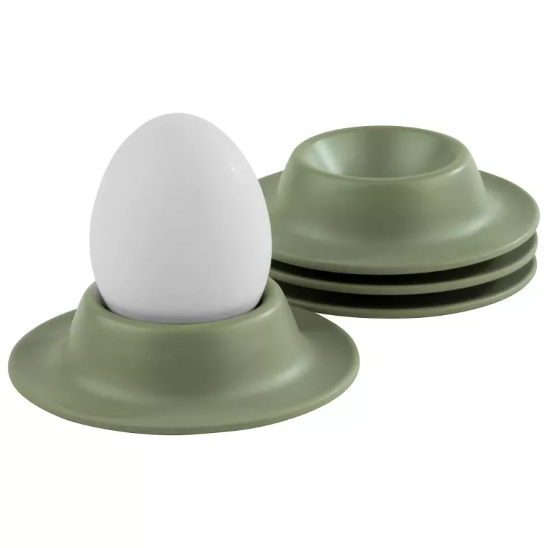 APS EGGY set de 4 hueveras, melamina verde, 85 mm de diámetro, apto para lavavajillas 85295