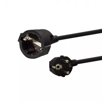 E+P alargador Schuko SV 12 10m negro - 1 toma de corriente