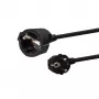 E+P alargador Schuko SV 12 10m negro - 1 toma de corriente