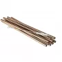 APS pajita de acero inoxidable, cobre, 215 mm, reutilizable, irrompible, 1 ud. 93383