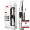 Clatronic NE 3595 recortador de pelo de nariz y orejas con luz de precisión, cabezal de corte de acero inoxidable extraíble (263687)