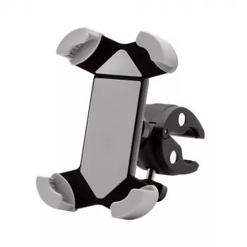 E+P MHB7 soporte para smartphone de bicicleta con brazo de sujeción ajustable 130-180mm, negro/gris